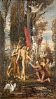 Gustave Moreau Paintings - Hesiod and the Muses by Gustave Moreau